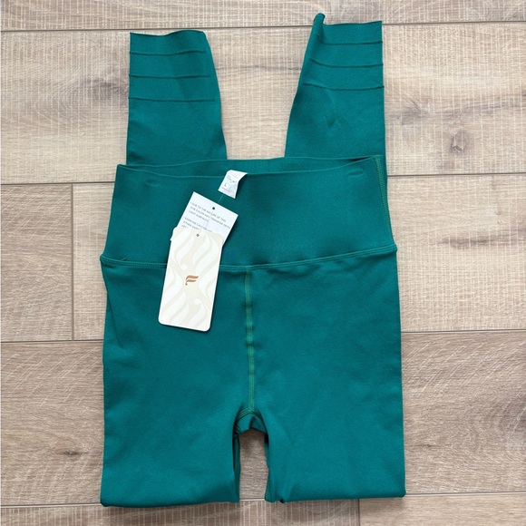Fabletics Pants - Fabletics Teal Sculpknit leggings NWT
